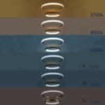 GLOBOSTAR® DIAMOND DUO 61150-DECO Μοντέρνο Κρεμαστό Φωτιστικό Οροφής LED 75W 8743lm 360° AC 220-240V IP20 Ρυθμιζόμενο Λευκό CCT με Χειριστήριο από 2700K έως 6000K Dimmable - Lumileds SMD Chip - Μαύρο Ματ - Μ60 x Π60 x Υ60cm - 3 Χρόνια Εγγύηση - Image 13