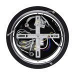 GLOBOSTAR® NEMESIS 61152 Μοντέρνο Κρεμαστό Φωτιστικό Οροφής LED 20W 2356lm 360° AC 220-240V IP20 Ρυθμιζόμενο Λευκό CCT με Χειριστήριο από 2700K έως 6000K Dimmable - Lumileds SMD Chip - Μαυρό Ματ - Μ25 x Π25 x Υ4cm - 3 Χρόνια Εγγύηση - Image 8