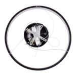 GLOBOSTAR® NEMESIS 61158 Μοντέρνο Κρεμαστό Φωτιστικό Οροφής LED 45W 5230lm 360° AC 220-240V IP20 Ρυθμιζόμενο Λευκό CCT με Χειριστήριο από 2700K έως 6000K Dimmable - Lumileds SMD Chip - Μαύρο Ματ - Μ60 x Π60 x Υ4cm - 3 Χρόνια Εγγύηση - Image 8