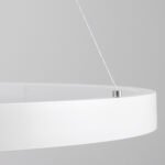 GLOBOSTAR® NEMESIS 61162 Μοντέρνο Κρεμαστό Φωτιστικό Οροφής LED 67W 7689lm 360° AC 220-240V IP20 Ρυθμιζόμενο Λευκό CCT με Χειριστήριο από 2700K έως 6000K Dimmable - Lumileds SMD Chip - Λευκό Ματ - Μ80 x Π80 x Υ4cm - 3 Χρόνια Εγγύηση - Image 6