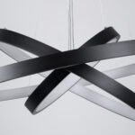 GLOBOSTAR® NEMESIS TRIO 61170 Μοντέρνο Κρεμαστό Φωτιστικό Οροφής LED 120W 14723lm 360° AC 220-240V IP20 Ρυθμιζόμενο Λευκό CCT με Χειριστήριο από 2700K έως 6000K Dimmable - Lumileds SMD Chip - Μαύρο Ματ - Μ80 x Π80 x Υ80cm - 3 Χρόνια Εγγύηση - Image 7