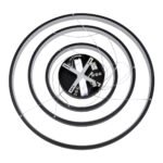 GLOBOSTAR® NEMESIS TRIO 61170-DECO Μοντέρνο Κρεμαστό Φωτιστικό Οροφής LED 120W 14723lm 360° AC 220-240V IP20 Ρυθμιζόμενο Λευκό CCT με Χειριστήριο από 2700K έως 6000K Dimmable - Lumileds SMD Chip - Μαύρο Ματ - Μ80 x Π80 x Υ80cm - 3 Χρόνια Εγγύηση - Image 10