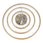 GLOBOSTAR® NEMESIS TRIO 61172-DECO Μοντέρνο Κρεμαστό Φωτιστικό Οροφής LED 120W 14723lm 360° AC 220-240V IP20 Ρυθμιζόμενο Λευκό CCT με Χειριστήριο από 2700K έως 6000K Dimmable - Lumileds SMD Chip - Χρυσό Βούρτσας - Μ80 x Π80 x Υ80cm - 3 Χρόνια Εγγύηση - Image 10