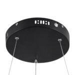 GLOBOSTAR® VENOM 61173 Μοντέρνο Κρεμαστό Φωτιστικό Οροφής LED 30W 3513lm 120° AC 220-240V IP20 Ρυθμιζόμενο Λευκό CCT με Χειριστήριο από 2700K έως 6000K Dimmable - Lumileds SMD Chip - Μαύρο Ματ - Μ40 x Π40 x Υ6.5cm - 3 Χρόνια Εγγύηση - Image 7