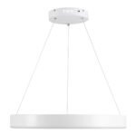 GLOBOSTAR® VENOM 61177 Μοντέρνο Κρεμαστό Φωτιστικό Οροφής LED 45W 5269lm 120° AC 220-240V IP20 Ρυθμιζόμενο Λευκό CCT με Χειριστήριο από 2700K έως 6000K Dimmable - Lumileds SMD Chip - Λευκό Ματ - Μ60 x Π60 x Υ6.5cm - 3 Χρόνια Εγγύηση - Image 4