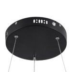 GLOBOSTAR® VENOM 61179 Μοντέρνο Κρεμαστό Φωτιστικό Οροφής LED 67W 7863lm 120° AC 220-240V IP20 Ρυθμιζόμενο Λευκό CCT με Χειριστήριο από 2700K έως 6000K Dimmable - Lumileds SMD Chip - Μαύρο Ματ - Μ80 x Π80 x Υ6.5cm - 3 Χρόνια Εγγύηση - Image 7