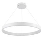 GLOBOSTAR® VENOM 61180 Μοντέρνο Κρεμαστό Φωτιστικό Οροφής LED 67W 7863lm 120° AC 220-240V IP20 Ρυθμιζόμενο Λευκό CCT με Χειριστήριο από 2700K έως 6000K Dimmable - Lumileds SMD Chip - Λευκό Ματ - Μ80 x Π80 x Υ6.5cm - 3 Χρόνια Εγγύηση - Image 3