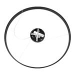 GLOBOSTAR® VENOM 61182 Μοντέρνο Κρεμαστό Φωτιστικό Οροφής LED 75W 8818lm 120° AC 220-240V IP20 Ρυθμιζόμενο Λευκό CCT με Χειριστήριο από 2700K έως 6000K Dimmable - Lumileds SMD Chip - Μαύρο Ματ - Μ100 x Π100 x Υ6.5cm - 3 Χρόνια Εγγύηση - Image 8