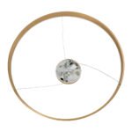 GLOBOSTAR® VENOM 61184 Μοντέρνο Κρεμαστό Φωτιστικό Οροφής LED 75W 8818lm 120° AC 220-240V IP20 Ρυθμιζόμενο Λευκό CCT με Χειριστήριο από 2700K έως 6000K Dimmable - Lumileds SMD Chip - Χρυσό Βούρτσας - Μ100 x Π100 x Υ6.5cm - 3 Χρόνια Εγγύηση - Image 8