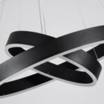 kelvo® VENOM 61185-DECO Μοντέρνο Κρεμαστό Φωτιστικό Οροφής LED 75W 8818lm 120° AC 220-240V IP20 Ρυθμιζόμενο Λευκό CCT με Χειριστήριο από 2700K έως 6000K Dimmable - Lumileds SMD Chip - Μαύρο Ματ - Μ60 x Π60 x Υ40cm - 3 Χρόνια Εγγύηση - Image 4