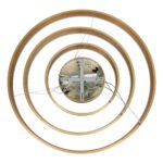 kelvo® VENOM 61190 Μοντέρνο Κρεμαστό Φωτιστικό Οροφής LED 120W 14158lm 120° AC 220-240V IP20 Ρυθμιζόμενο Λευκό CCT με Χειριστήριο από 2700K έως 6000K Dimmable - Lumileds SMD Chip - Χρυσό Βούρτσας - Μ80 x Π80 x Υ60cm - 3 Χρόνια Εγγύηση - Image 10