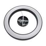 GLOBOSTAR® RA 61196 Μοντέρνο Κρεμαστό Φωτιστικό Οροφής LED 75W 8250lm 120° AC 220-240V IP20 Ρυθμιζόμενο Λευκό CCT με Χειριστήριο από 2700K έως 6000K Dimmable - Lumileds SMD Chip - Μαύρο Ματ - Μ80 x Π80 x Υ8cm - 3 Χρόνια Εγγύηση - Image 8