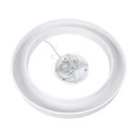 GLOBOSTAR® RA 61197 Μοντέρνο Κρεμαστό Φωτιστικό Οροφής LED 75W 8250lm 120° AC 220-240V IP20 Ρυθμιζόμενο Λευκό CCT με Χειριστήριο από 2700K έως 6000K Dimmable - Lumileds SMD Chip - Λευκό Ματ - Μ80 x Π80 x Υ8cm - 3 Χρόνια Εγγύηση - Image 8