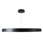 GLOBOSTAR® RA 61198 Μοντέρνο Κρεμαστό Φωτιστικό Οροφής LED 100W 11020lm 120° AC 220-240V IP20 Ρυθμιζόμενο Λευκό CCT με Χειριστήριο από 2700K έως 6000K Dimmable - Lumileds SMD Chip - Μαύρο Ματ - Μ120 x Π120 x Υ8cm - 3 Χρόνια Εγγύηση - Image 4