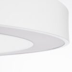GLOBOSTAR® RA 61199 Μοντέρνο Κρεμαστό Φωτιστικό Οροφής LED 100W 11020lm 120° AC 220-240V IP20 Ρυθμιζόμενο Λευκό CCT με Χειριστήριο από 2700K έως 6000K Dimmable - Lumileds SMD Chip - Λευκό Ματ - Μ120 x Π120 x Υ8cm - 3 Χρόνια Εγγύηση - Image 6