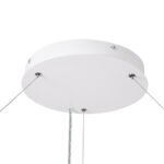 GLOBOSTAR® RA 61199 Μοντέρνο Κρεμαστό Φωτιστικό Οροφής LED 100W 11020lm 120° AC 220-240V IP20 Ρυθμιζόμενο Λευκό CCT με Χειριστήριο από 2700K έως 6000K Dimmable - Lumileds SMD Chip - Λευκό Ματ - Μ120 x Π120 x Υ8cm - 3 Χρόνια Εγγύηση - Image 7
