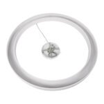 GLOBOSTAR® RA 61199 Μοντέρνο Κρεμαστό Φωτιστικό Οροφής LED 100W 11020lm 120° AC 220-240V IP20 Ρυθμιζόμενο Λευκό CCT με Χειριστήριο από 2700K έως 6000K Dimmable - Lumileds SMD Chip - Λευκό Ματ - Μ120 x Π120 x Υ8cm - 3 Χρόνια Εγγύηση - Image 8