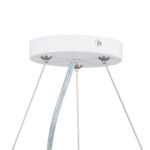 GLOBOSTAR® BURTON 61203-P Μοντέρνο Κρεμαστό Φωτιστικό Οροφής LED 75W 8625lm 120° AC 220-240V IP20 Ρυθμιζόμενο Λευκό CCT με Χειριστήριο από 2700K έως 6000K Dimmable - Lumileds SMD Chip - Λευκό Ματ - Μ60 x Π60 x Υ8cm - 3 Χρόνια Εγγύηση - Image 15