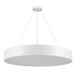 GLOBOSTAR® BURTON 61203-S Μοντέρνο Φωτιστικό Οροφής LED 75W 8625lm 120° AC 220-240V IP20 Ρυθμιζόμενο Λευκό CCT με Χειριστήριο από 2700K έως 6000K Dimmable - Lumileds SMD Chip - Λευκό Ματ - Μ60 x Π60 x Υ8cm - 3 Χρόνια Εγγύηση - Image 9