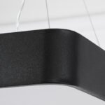 GLOBOSTAR® KAMALA 61206-S Μοντέρνο Φωτιστικό Οροφής LED 67W 7370lm 120° AC 220-240V IP20 Ρυθμιζόμενο Λευκό CCT με Χειριστήριο από 2700K έως 6000K Dimmable - Lumileds SMD Chip - Μαύρο Ματ - Μ40 x Π40 x Υ8cm - 3 Χρόνια Εγγύηση - Image 7