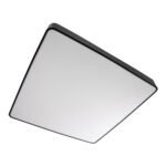 GLOBOSTAR® KAMALA 61210-S Μοντέρνο Φωτιστικό Οροφής LED 100W 11020lm 120° AC 220-240V IP20 Ρυθμιζόμενο Λευκό CCT με Χειριστήριο από 2700K έως 6000K Dimmable - Lumileds SMD Chip - Μαύρο Ματ - Μ80 x Π80 x Υ8cm - 3 Χρόνια Εγγύηση - Image 5