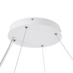 GLOBOSTAR® KAMALA 61211-P Μοντέρνο Κρεμαστό Φωτιστικό Οροφής LED 100W 11020lm 120° AC 220-240V IP20 Ρυθμιζόμενο Λευκό CCT με Χειριστήριο από 2700K έως 6000K Dimmable - Lumileds SMD Chip - Λευκό Ματ - Μ80 x Π80 x Υ8cm - 3 Χρόνια Εγγύηση - Image 15