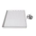 GLOBOSTAR® KAMALA 61211-P Μοντέρνο Κρεμαστό Φωτιστικό Οροφής LED 100W 11020lm 120° AC 220-240V IP20 Ρυθμιζόμενο Λευκό CCT με Χειριστήριο από 2700K έως 6000K Dimmable - Lumileds SMD Chip - Λευκό Ματ - Μ80 x Π80 x Υ8cm - 3 Χρόνια Εγγύηση - Image 16