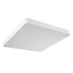 GLOBOSTAR® KAMALA 61211-S Μοντέρνο Φωτιστικό Οροφής LED 100W 11020lm 120° AC 220-240V IP20 Ρυθμιζόμενο Λευκό CCT με Χειριστήριο από 2700K έως 6000K Dimmable - Lumileds SMD Chip - Λευκό Ματ - Μ80 x Π80 x Υ8cm - 3 Χρόνια Εγγύηση - Image 3