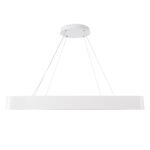 GLOBOSTAR® KAMALA 61211-P Μοντέρνο Κρεμαστό Φωτιστικό Οροφής LED 100W 11020lm 120° AC 220-240V IP20 Ρυθμιζόμενο Λευκό CCT με Χειριστήριο από 2700K έως 6000K Dimmable - Lumileds SMD Chip - Λευκό Ματ - Μ80 x Π80 x Υ8cm - 3 Χρόνια Εγγύηση - Image 6