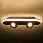 GLOBOSTAR® NESPO 61212 Μοντέρνο Φωτιστικό Οροφής LED 36W 4032lm 360° & 45° AC 220-240V IP20 Ρυθμιζόμενο Λευκό CCT με On/Off 2700K/4500K/6000K - Lumileds SMD Chip - Μαύρο Ματ - Μ40 x Π13 x Υ6.5cm - 3 Χρόνια Εγγύηση - Image 11