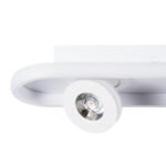 GLOBOSTAR® NESPO 61213 Μοντέρνο Φωτιστικό Οροφής LED 36W 4032lm 360° & 45° AC 220-240V IP20 Ρυθμιζόμενο Λευκό CCT με On/Off 2700K/4500K/6000K - Lumileds SMD Chip - Λευκό Ματ - Μ40 x Π13 x Υ6.5cm - 3 Χρόνια Εγγύηση - Image 8