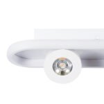 GLOBOSTAR® NESPO 61213 Μοντέρνο Φωτιστικό Οροφής LED 36W 4032lm 360° & 45° AC 220-240V IP20 Ρυθμιζόμενο Λευκό CCT με On/Off 2700K/4500K/6000K - Lumileds SMD Chip - Λευκό Ματ - Μ40 x Π13 x Υ6.5cm - 3 Χρόνια Εγγύηση - Image 9