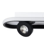 GLOBOSTAR® NESPO 61214 Μοντέρνο Φωτιστικό Οροφής LED 48W 5376lm 360° & 45° AC 220-240V IP20 Ρυθμιζόμενο Λευκό CCT με On/Off 2700K/4500K/6000K - Lumileds SMD Chip - Μαύρο Ματ - Μ80 x Π13 x Υ6.5cm - 3 Χρόνια Εγγύηση - Image 8