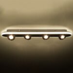 GLOBOSTAR® NESPO 61215 Μοντέρνο Φωτιστικό Οροφής LED 48W 5376lm 360° & 45° AC 220-240V IP20 Ρυθμιζόμενο Λευκό CCT με On/Off 2700K/4500K/6000K - Lumileds SMD Chip - Λευκό Ματ - Μ80 x Π13 x Υ6.5cm - 3 Χρόνια Εγγύηση - Image 12