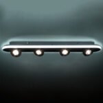 GLOBOSTAR® NESPO 61215 Μοντέρνο Φωτιστικό Οροφής LED 48W 5376lm 360° & 45° AC 220-240V IP20 Ρυθμιζόμενο Λευκό CCT με On/Off 2700K/4500K/6000K - Lumileds SMD Chip - Λευκό Ματ - Μ80 x Π13 x Υ6.5cm - 3 Χρόνια Εγγύηση - Image 13