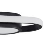 GLOBOSTAR® IGOR 61216 Μοντέρνο Φωτιστικό Οροφής LED 24W 2880lm 210° AC 220-240V IP20 Ρυθμιζόμενο Λευκό CCT με On/Off 2700K/4500K/6000K - Lumileds SMD Chip - Μαύρο Ματ - Μ41 x Π13 x Υ4.5cm - 3 Χρόνια Εγγύηση - Image 7