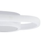 GLOBOSTAR® IGOR 61217 Μοντέρνο Φωτιστικό Οροφής LED 24W 2880lm 210° AC 220-240V IP20 Ρυθμιζόμενο Λευκό CCT με On/Off 2700K/4500K/6000K - Lumileds SMD Chip - Λευκό Ματ - Μ41 x Π13 x Υ4.5cm - 3 Χρόνια Εγγύηση - Image 7