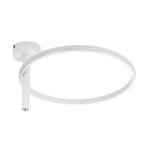 GLOBOSTAR® VERONA 61221 Μοντέρνο Φωτιστικό Οροφής LED 24W 2688lm 360° AC 220-240V IP20 Ρυθμιζόμενο Λευκό CCT με On/Off 2700K/4500K/6000K - Lumileds SMD Chip - Λευκό Ματ - Μ40 x Π40 x Υ23cm - 3 Χρόνια Εγγύηση - Image 5