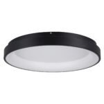 GLOBOSTAR® SALEM 61237 Μοντέρνο Φωτιστικό Οροφής LED 105W 12075lm 120° AC 220-240V IP20 Ρυθμιζόμενο Λευκό CCT με Χειριστήριο από 2700K έως 6000K Dimmable - Lumileds SMD Chip - Μαύρο Ματ - Μ60 x Π60 x Υ8.5cm - 3 Χρόνια Εγγύηση - Image 4