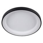 GLOBOSTAR® SALEM 61237 Μοντέρνο Φωτιστικό Οροφής LED 105W 12075lm 120° AC 220-240V IP20 Ρυθμιζόμενο Λευκό CCT με Χειριστήριο από 2700K έως 6000K Dimmable - Lumileds SMD Chip - Μαύρο Ματ - Μ60 x Π60 x Υ8.5cm - 3 Χρόνια Εγγύηση - Image 5