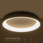 GLOBOSTAR® SALEM 61238 Μοντέρνο Φωτιστικό Οροφής LED 105W 12075lm 120° AC 220-240V IP20 Ρυθμιζόμενο Λευκό CCT με Χειριστήριο από 2700K έως 6000K Dimmable - Lumileds SMD Chip - Γκρι - Μ60 x Π60 x Υ9.5cm - 3 Χρόνια Εγγύηση - Image 12