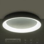 GLOBOSTAR® SALEM 61238 Μοντέρνο Φωτιστικό Οροφής LED 105W 12075lm 120° AC 220-240V IP20 Ρυθμιζόμενο Λευκό CCT με Χειριστήριο από 2700K έως 6000K Dimmable - Lumileds SMD Chip - Γκρι - Μ60 x Π60 x Υ9.5cm - 3 Χρόνια Εγγύηση - Image 13