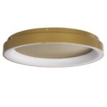 GLOBOSTAR® SALEM 61239 Μοντέρνο Φωτιστικό Οροφής LED 105W 12075lm 120° AC 220-240V IP20 Ρυθμιζόμενο Λευκό CCT με Χειριστήριο από 2700K έως 6000K Dimmable - Lumileds SMD Chip - Χρυσό - Μ60 x Π60 x Υ9.5cm - 3 Χρόνια Εγγύηση - Image 3