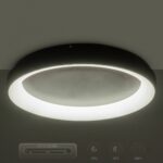 GLOBOSTAR® SALEM 61240 Μοντέρνο Φωτιστικό Οροφής LED 105W 12075lm 120° AC 220-240V IP20 Ρυθμιζόμενο Λευκό CCT με Χειριστήριο από 2700K έως 6000K Dimmable - Lumileds SMD Chip - Καφέ Ματ - Μ60 x Π60 x Υ9.5cm - 3 Χρόνια Εγγύηση - Image 13