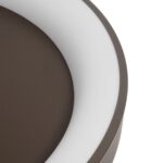 GLOBOSTAR® SALEM 61240 Μοντέρνο Φωτιστικό Οροφής LED 105W 12075lm 120° AC 220-240V IP20 Ρυθμιζόμενο Λευκό CCT με Χειριστήριο από 2700K έως 6000K Dimmable - Lumileds SMD Chip - Καφέ Ματ - Μ60 x Π60 x Υ9.5cm - 3 Χρόνια Εγγύηση - Image 8