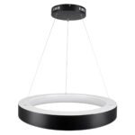 GLOBOSTAR® SALEM 61245 Μοντέρνο Κρεμαστό Φωτιστικό Οροφής LED 105W 12075lm 120° AC 220-240V IP20 Ρυθμιζόμενο Λευκό CCT με Χειριστήριο από 2700K έως 6000K Dimmable - Lumileds SMD Chip - Μαύρο Ματ - Μ60 x Π60 x Υ7cm - 3 Χρόνια Εγγύηση - Image 5