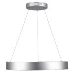 GLOBOSTAR® SALEM 61246 Μοντέρνο Κρεμαστό Φωτιστικό Οροφής LED 105W 12075lm 120° AC 220-240V IP20 Ρυθμιζόμενο Λευκό CCT με Χειριστήριο από 2700K έως 6000K Dimmable - Lumileds SMD Chip - Γκρι - Μ60 x Π60 x Υ7cm - 3 Χρόνια Εγγύηση - Image 4