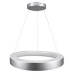 GLOBOSTAR® SALEM 61246 Μοντέρνο Κρεμαστό Φωτιστικό Οροφής LED 105W 12075lm 120° AC 220-240V IP20 Ρυθμιζόμενο Λευκό CCT με Χειριστήριο από 2700K έως 6000K Dimmable - Lumileds SMD Chip - Γκρι - Μ60 x Π60 x Υ7cm - 3 Χρόνια Εγγύηση - Image 5