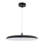 GLOBOSTAR® BARON 61254 Μοντέρνο Κρεμαστό Φωτιστικό Οροφής LED 24W 2880lm 120° AC 220-240V IP20 Ρυθμιζόμενο Λευκό CCT με On/Off 2700K/4500K/6000K - Lumileds SMD Chip - Μαύρο Ματ - Μ40 x Π40 x Υ10cm - 3 Χρόνια Εγγύηση - Image 3