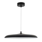 GLOBOSTAR® BARON 61254 Μοντέρνο Κρεμαστό Φωτιστικό Οροφής LED 24W 2880lm 120° AC 220-240V IP20 Ρυθμιζόμενο Λευκό CCT με On/Off 2700K/4500K/6000K - Lumileds SMD Chip - Μαύρο Ματ - Μ40 x Π40 x Υ10cm - 3 Χρόνια Εγγύηση - Image 4